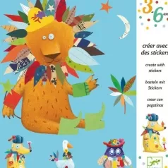 creare con gli sticker- animali