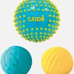 set 3 palle sensoriali - blu