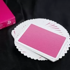 steel playing cards pink