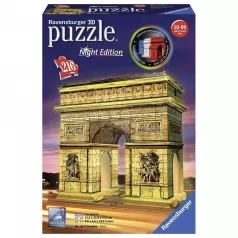 arco di trionfo night edition - puzzle 3d 216 pezzi