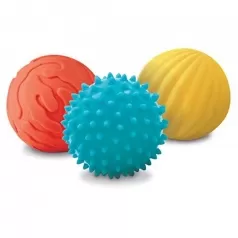 3 palle sensoriali - diametro 8cm