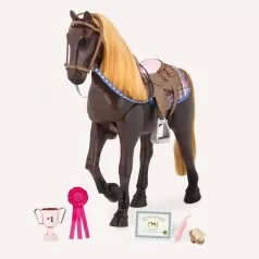 cavallo purosangue snodabile - per bambola 46cm