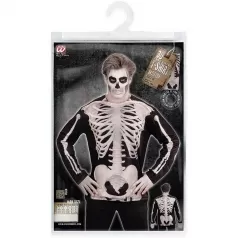 uomo scheletro - maglia a maniche lunghe taglia m-l
