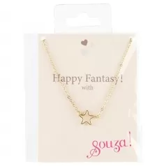 confezione regalo collana  stella dorata