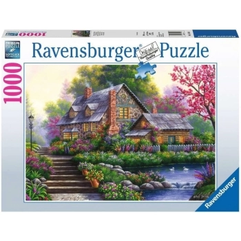 romantica casa di campagna - puzzle 1000 pezzi
