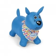 il mio cane salterino blu - cavalcabile gonfiabile