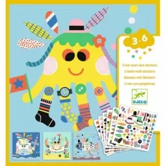 crea con gli adesivi - creature marine