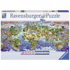 le meraviglie del mondo - puzzle 2000 pezzi