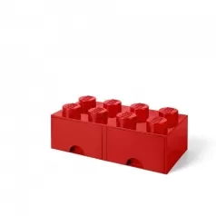 rclbd8rd - brick drawer 8 rosso