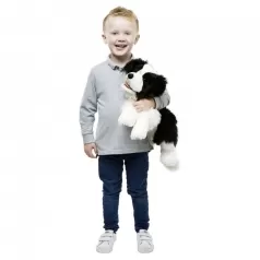 marionetta peluche border collie