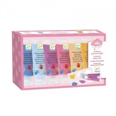 sweet - confezione con 6 tubi di colori a dito