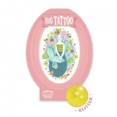 aqua blue - tatuaggio glitter