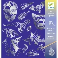 ferro - stratch art stickers