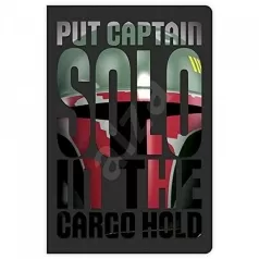 notebook boba fett - quadernino a righe