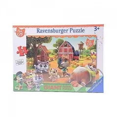 44 gatti in fattoria - puzzle 24 pezzi gigante