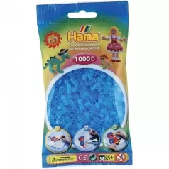 hama busta 1000 pezzi - azzurro trasparente