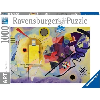 kandinsky: yellow. red. blue - puzzle 1000 pezzi