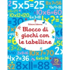 blocco di giochi con le tabelline