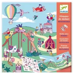 crea la storia con gli adesivi - il lunapark