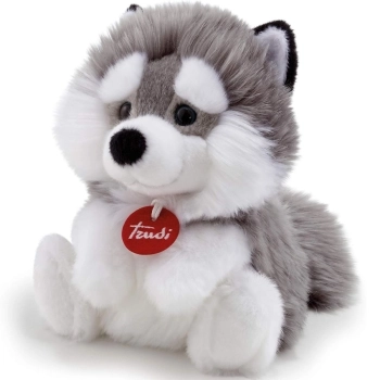 fluffy - husky - peluche 20cm