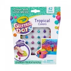 glitter dots - colori tropicali