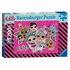lol surprise girl power - puzzle 200 pezzi xxl