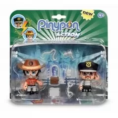 pinypon action - set con 2 personaggi e accessori