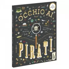 occhio ai pirati. con lente d'ingrandimento