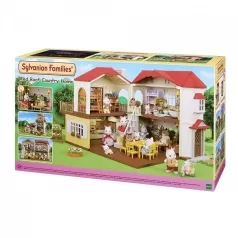 red roof country home - casa grande con luci