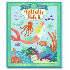 artistic patch ocean - quadretti da decorare con i glitter