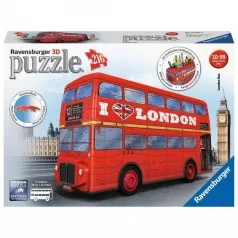 london bus - puzzle 3d 216 pezzi