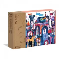 c'era un castello - puzzle con poster