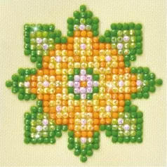 flower mandala 1 - diamond dotz starter dds.029