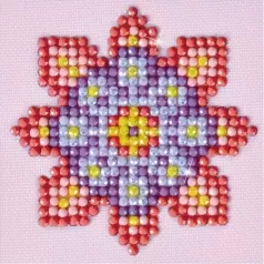 flower mandala 2 - diamond dotz starter dds.030