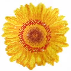 happy day sunflower - diamond dotz beginner dd3.004