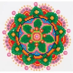 flower mandala - diamond dotz beginner dd3.008