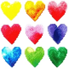 love rainbow - diamond dotz beginner dd3.026