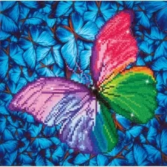 flutter by pink - diamond dotz intermediate dd5.015 30.5x30.5cm