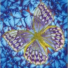 flutter by silver - diamond dotz intermediate dd5.023 30.5x30.5cm