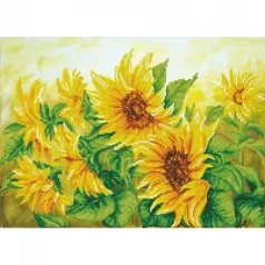 hazy daze sunflowers - diamond dotz intermediate dd10.023 57x41cm