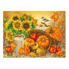 autumn harvest - diamond dotz intermediate dd12.039 56x42cm