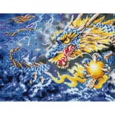 mythical dragon - diamond dotz intermediate dd12.007 68x47cm