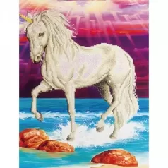 magical unicorn - diamond dotz intermediate dd12.005 51x77cm