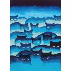 smokeymountain cats - diamond dotz intermediate dd12.015 47x66cm