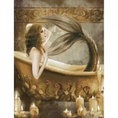 bath time mermaid - diamond dotz intermediate dd12.037 52x68cm