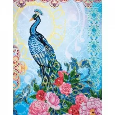 exotic peacock - diamond dotz advanced dd15.009 62x82cm