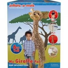 giraffa di peluche gonfiabile 150 cm