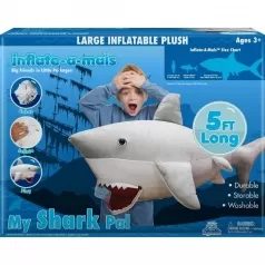 squalo di peluche gonfiabile 150cm