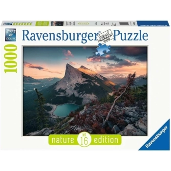 tramonto in montagna - puzzle 1000 pezzi