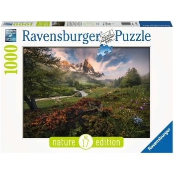 atmosfera pittoresca nella vallee de la claree - alpi francesi - puzzle 1000 pezzi